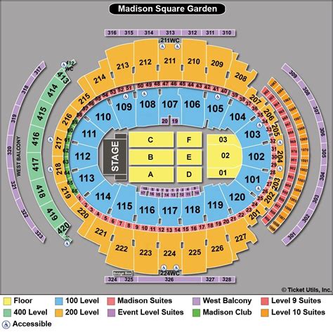 madison square garden seating chart|madison square garden seat view virtual.